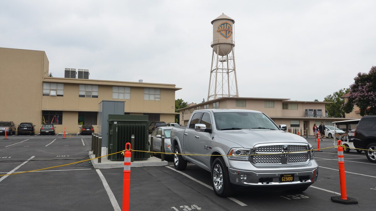 Skydance TV studios news: the Warner Bros. water tower in Burbank, California