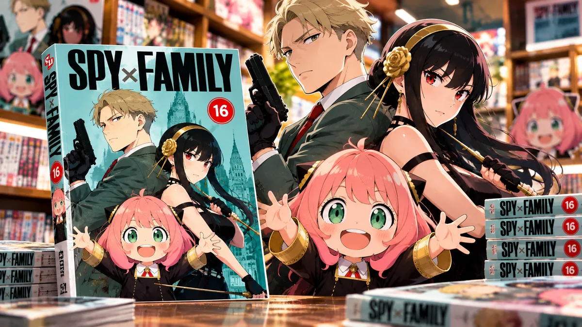 Spy x Family Volume 16 Lands on NYT Bestseller List