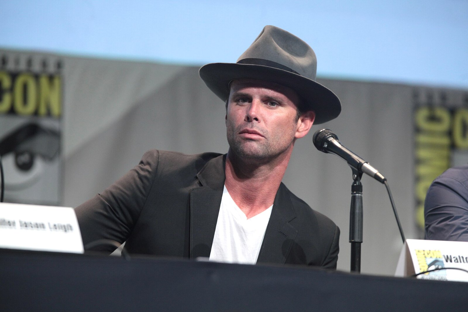 Walton Goggins, the newest member of the Miami Vice '85 cast, at San Diego Comic-Con in 2015