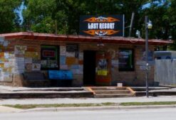 The Last Resort biker bar in Port Orange, Florida, where Aileen Wuornos was arrested in 1991, a key location for viewers who watch Unmasking a Monster
