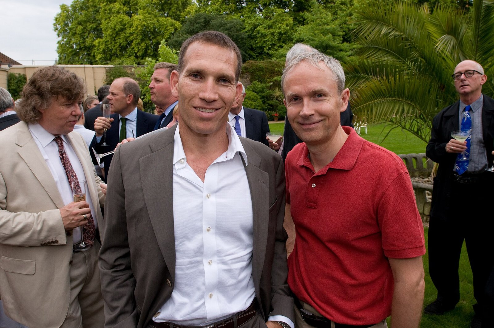 Ynon Kreiz, then Endemol Group CEO, speaking with Luke Johnson at a 2011 event, years before the Ynon Kreiz compensation deal at Paramount