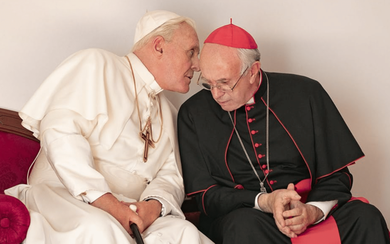 Top 10 Movies: The Two Popes (Courtesy of Netflix)