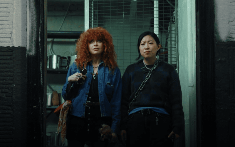 Natasha Lyonne and Awkwafina in Poker Face Season 2 Episode 9