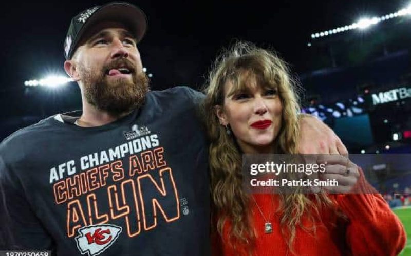 Taylor Swift and Travis Kelce