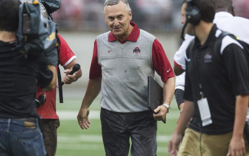 Ohio State University head coach Jim Tressel, author of Winner's Manual
