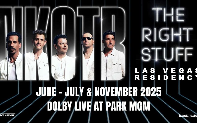 New Kids On The Block Las Vegas residency courtesy of Park MGM